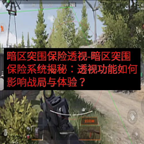 暗区突围保险透视-暗区突围保险系统揭秘：透视功能如何影响战局